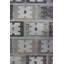 Tapis unique gris / beige / argent 9 pi 1 po x 12 pi Scandinavian