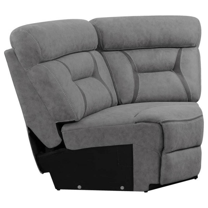 Rochon Upholstered Wedge Grey