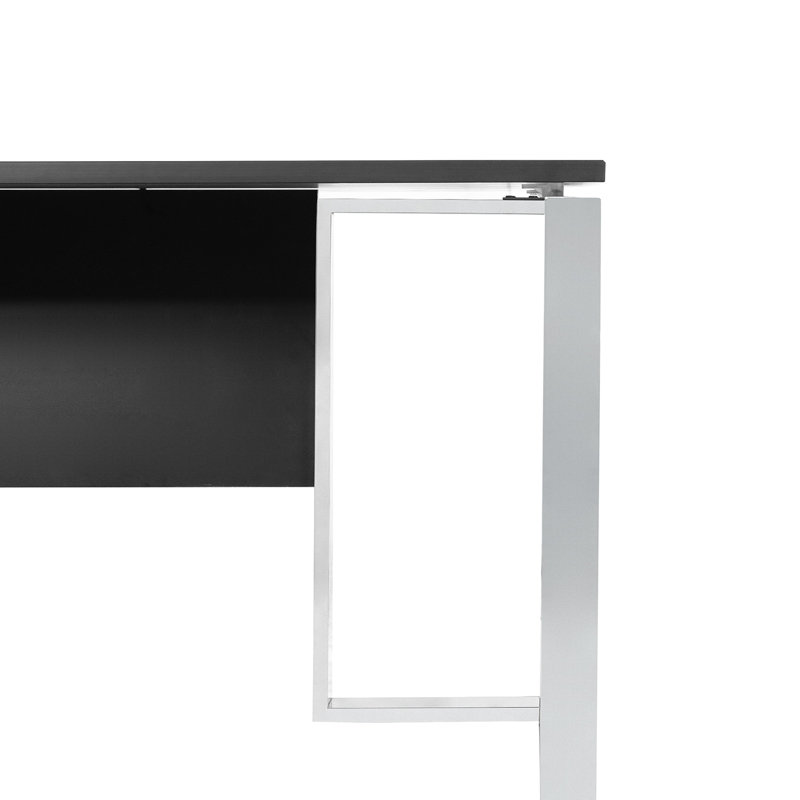 Table de conférence rectangulaire, Noir, H 47,24 po x L 118,11 po x l 29,53 po