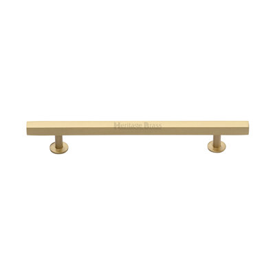 Heritage Brass Heritage Cabinet Pull Square Design with Footings