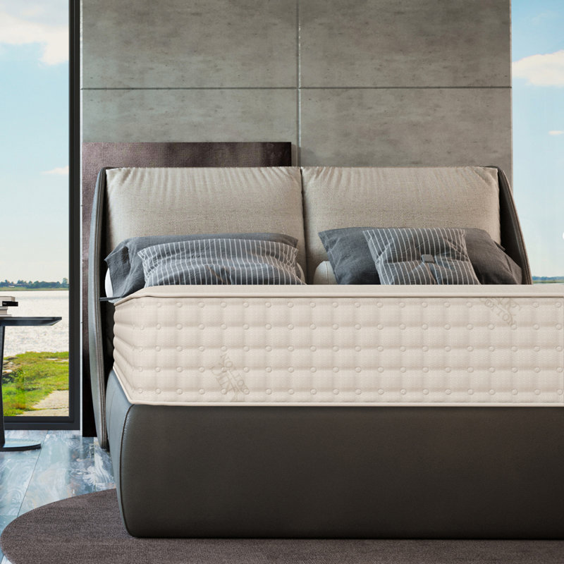 PlushBeds Botanical Bliss  Medium Organic Latex Mattress, Queen, 9"