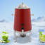 Distributeur de thé à boisson chaude en acier inoxydable 3,4 gallons avec support et support à carburant-2008795288