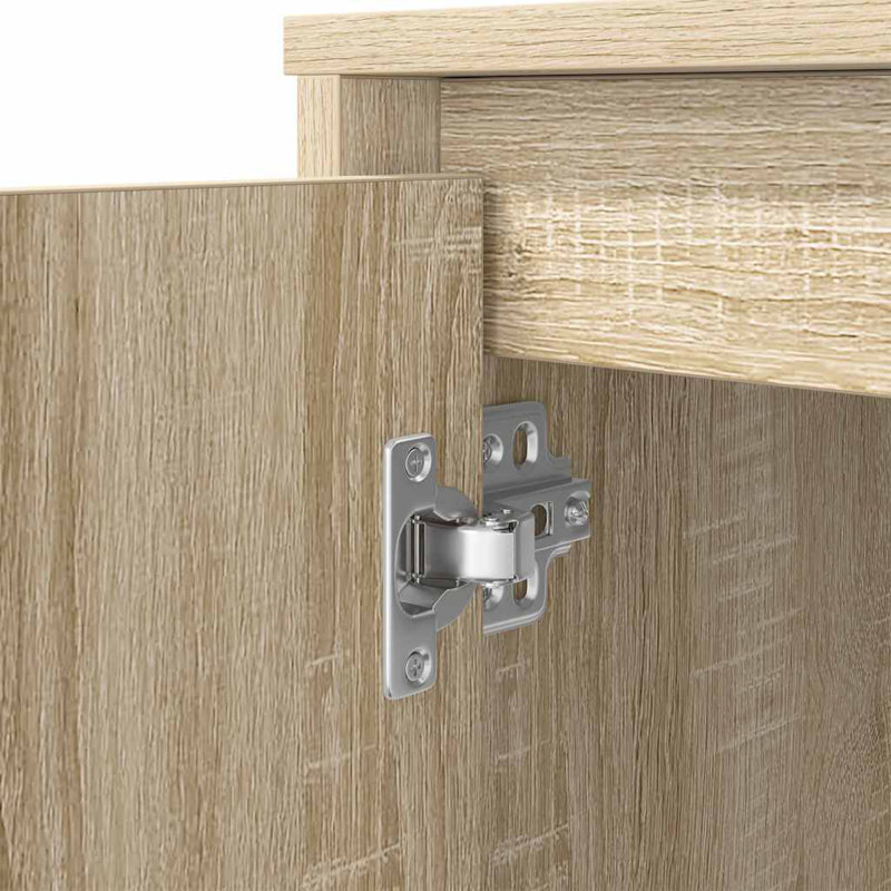 Desk 120X42x76 Cm Engineered Wood, Sonoma Oak