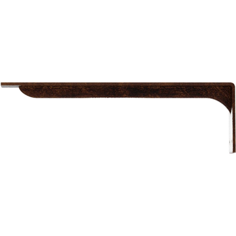2"W x 20"D x 6 1/2"H Embrey Steel Bracket, Antiqued Copper, Antiqued Copper, 6.5" H x 2" W x 20" D