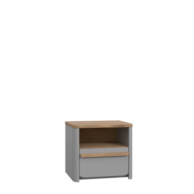 Phineas 48.6cm W Manufactured Wood Bedside Table