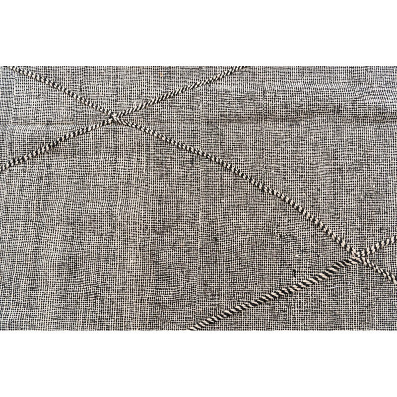 Tapis noir et blanc Odle