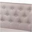Ensemble de coin-repas 2 pièces Eberhart, revêtement en tissu gris et brun noyer, H 31,39 po x l 74,16 po x P 26,73 po