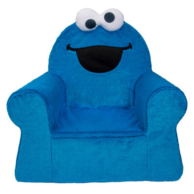 Fauteuil en mousse pour enfants Cookie Monster Comfotable