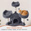 76" Fenwick Cat Tree-1017808395