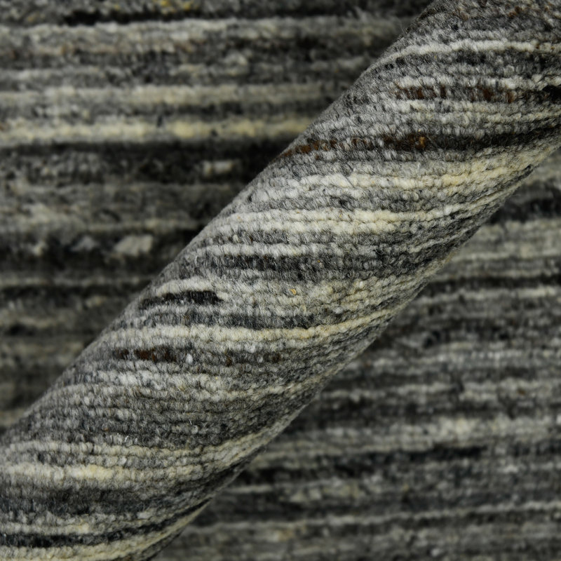 Heaven Wool Striped Indoor Rug, Rectangle 12' x 15'