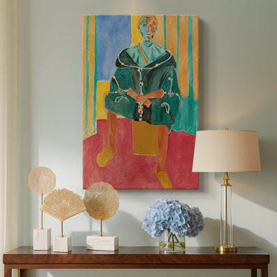 Rifian assis (Le Rifain assis) - Toile tendue avec châssis par Henri Matisse