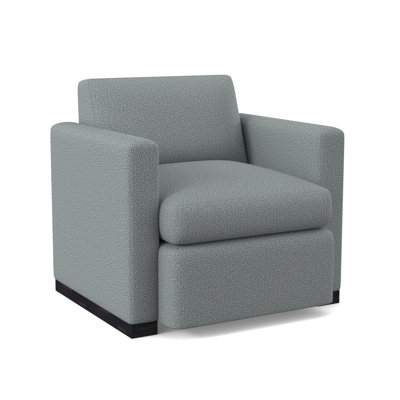 Ledger Upholstered Swivel Accent Chair