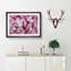 Beautiful Pink Carnation Petals in Abstract - Framed Print-55685716-55685717