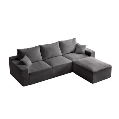 Canapé modulaire en forme de L de Boneless
