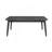 3 Piece Rectangular Coffee Table Set, Black