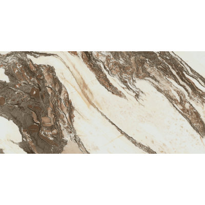 Carreau de porcelaine rouge mat JEM Symphony (12 po x 24 po)