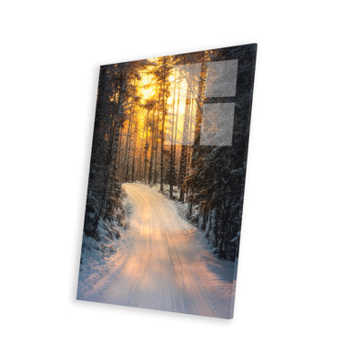 Impression brillante sur verre acrylique