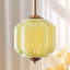 Luminaire suspendu de cuisine en verre à nervures 1 lumière-1641472698