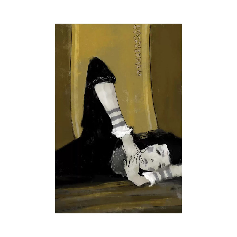 Fekvo by Anikó Salamon - Wrapped Canvas Print, 20.32 cm H x 30.48 cm W