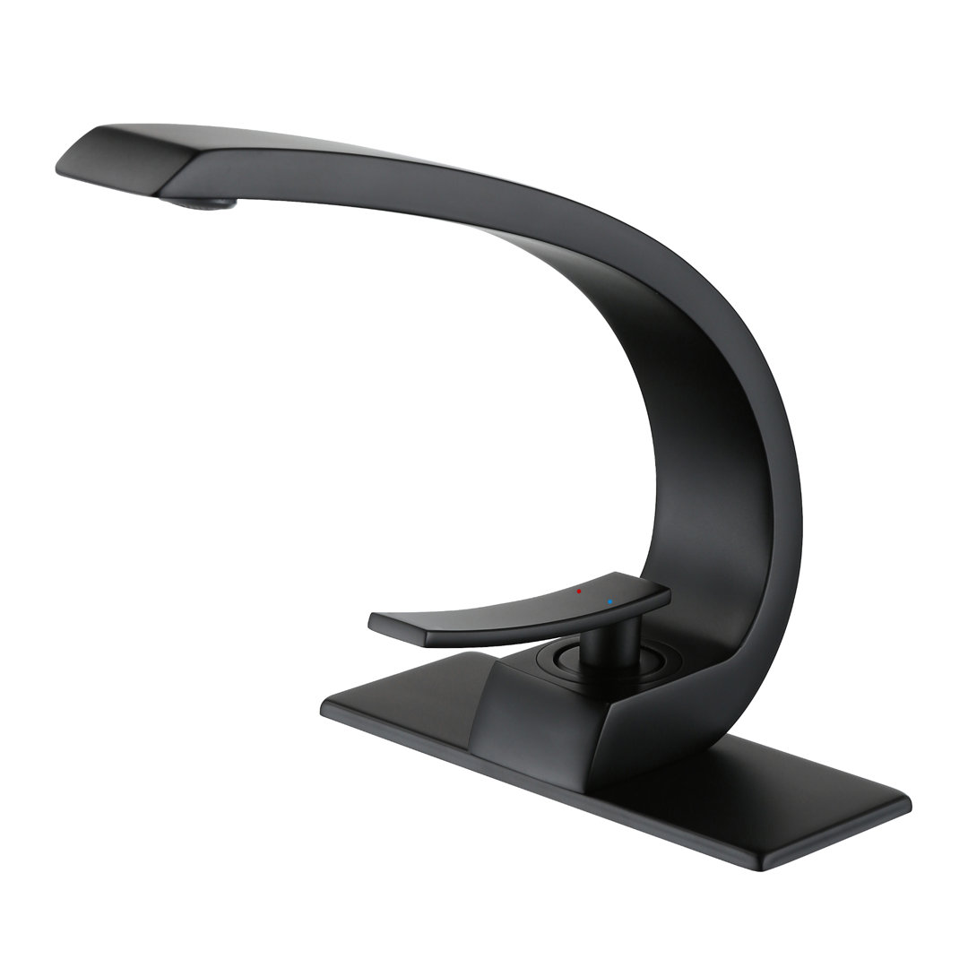 Single-Handle Bathroom Faucet, Single Hole Bathroom Sink Faucet RBROHANT 