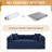 89" Corduroy Sleeper Sofa Modular Sofa Bed Compression Foam Couch Bed With 2 Pillows - No Assembly Required-76797013-79693599