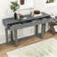 Console en bois avec trois tiroirs-478295471