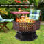 Newville Hexagon Iron Smokeless Fire Pit