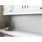 Long Hex 10.60in.x11 in. Glass Mosaic Tile-102317167