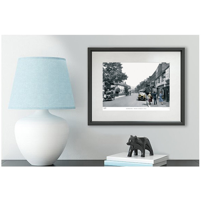 Dorking, High Street 1927 by Francis Frith - Single Picture Frame Print, 40cm H x 50cm W x 2.3cm D