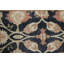 Tapis turc bleu marine à motif floral Ziegler 4 x 6