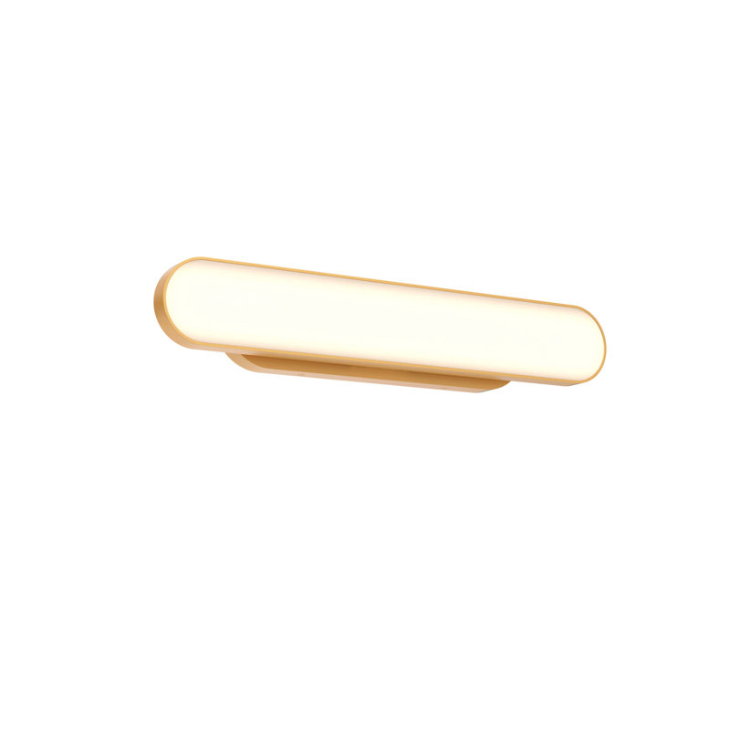 Meuble-lavabo oblong Shift, Doré, H 3 po x l 24 po x P 4,75 po, 31 W