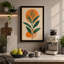 Orange Study Botanical - Wrapped Canvas-2015093392-2015093403