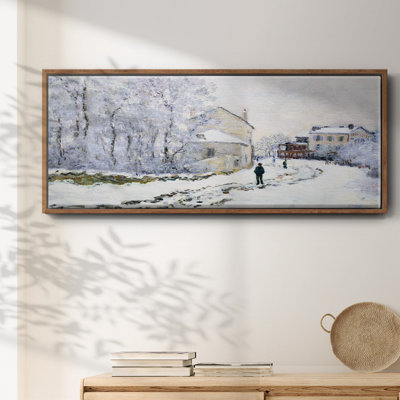 «Snow In Argenteuil», 1875, reproduction d'art sur toile