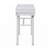 Metal Vanity Desk with One Drawer, White-1145067495