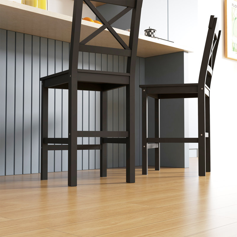 Tabouret de comptoir 23,7 po Kenjuan, Noir