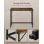 Ahuva Metal Base Computer Desk with Power Outlet-1784752704