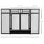 Rozzelle Metal Fireplace Screen