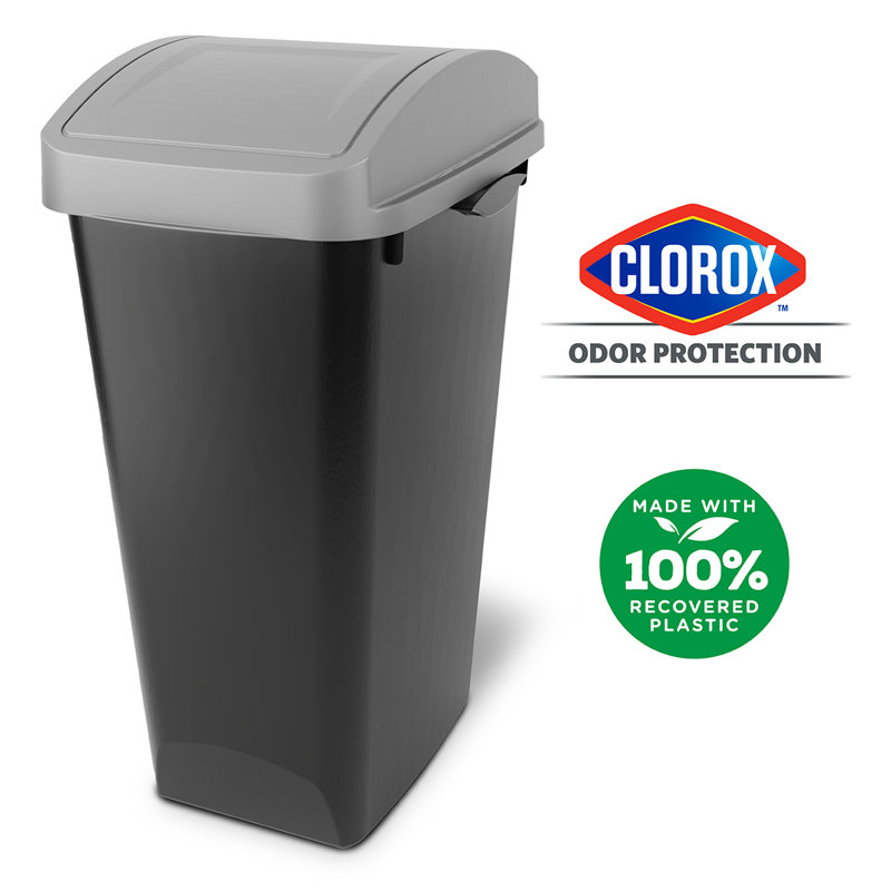 GLAD Link & Sort 36 Gallon Waste and Recycle Station, Pack of 3