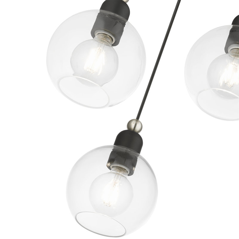 Onawa 3 - Light Cluster Pendant, Black