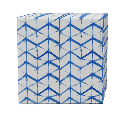 Cotton Twill Geometric Square Napkin