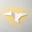 Applique murale oiseau en métal 3000K-559789710-559789708
