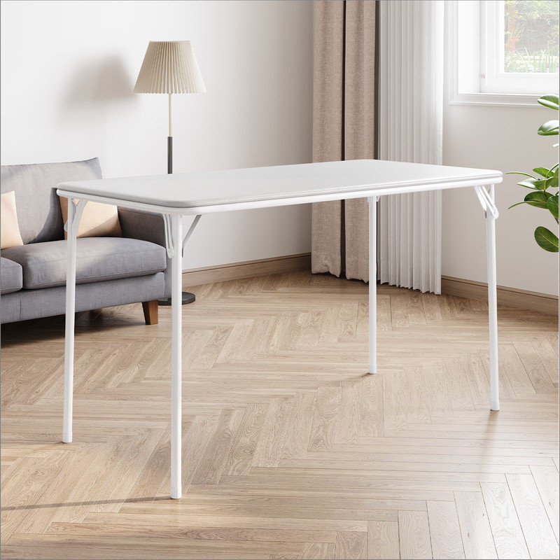 120cm Folding Table, Grey/White