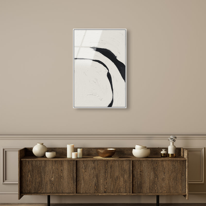 Positive Space II Print by Oliver Gal, 37" H x 25" W, White Floater Frame