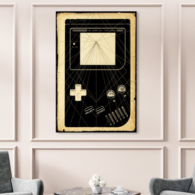 " Video Games Gameboy " Painting Print