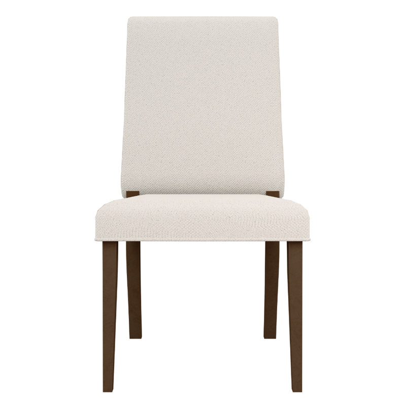 Chaise d'appoint rembourrée Organic Living avec structure en bois de manguier massif