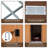 9' X 6' Outdoor Storage Shed, Garden Tool House With Foundation, 4 Vents, And 2 Easy Sliding Doors For Backyard, Patio, Garage, Lawn-123794622-123794623