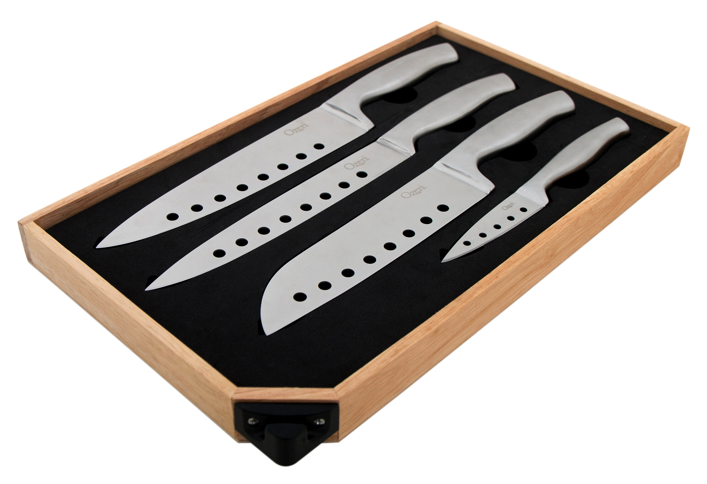 Yatoshi 9 Piece Block Set - Pro Kitchen Knife Set Ultra Sharp High Carbon  Steel with Ergonomic Handle