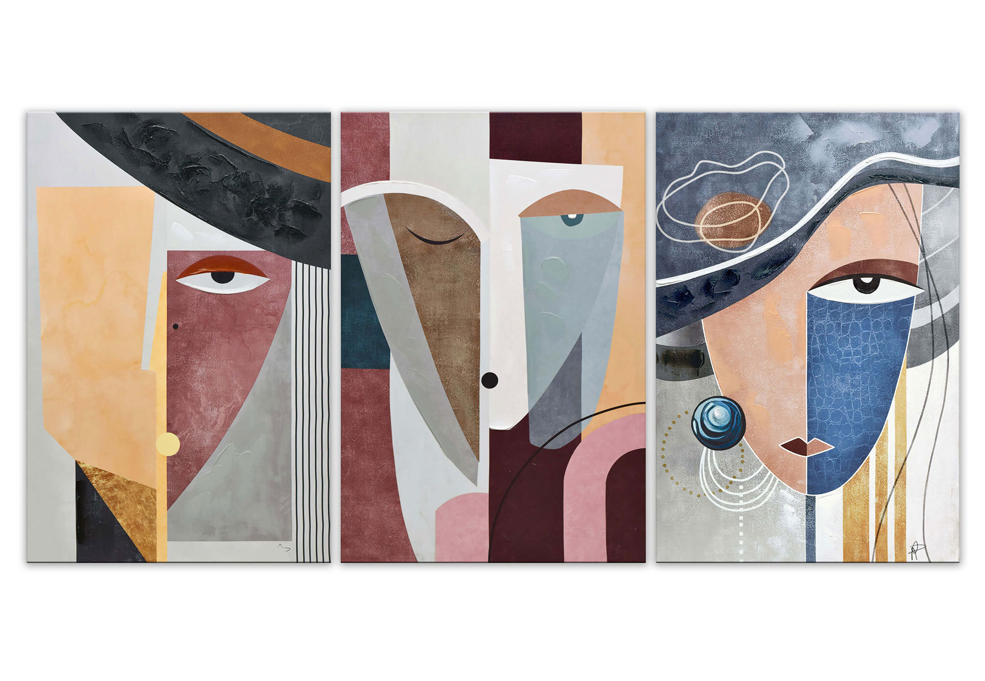 Lark Manor Print 'Abstract face composition' | Wayfair.co.uk