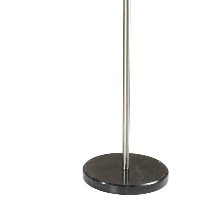 Lampe arche noire avec planchers ajustables