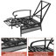 Chaise de patio inclinable avec coussins Baldewijn-296323850